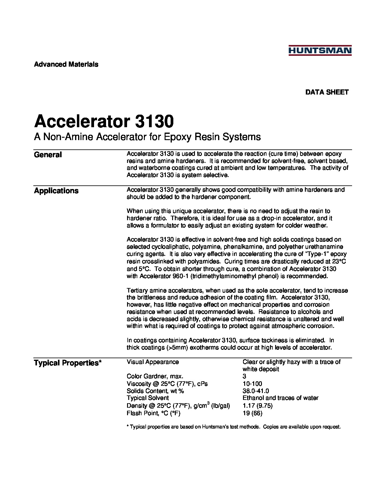 Accelerator 3130 TDS