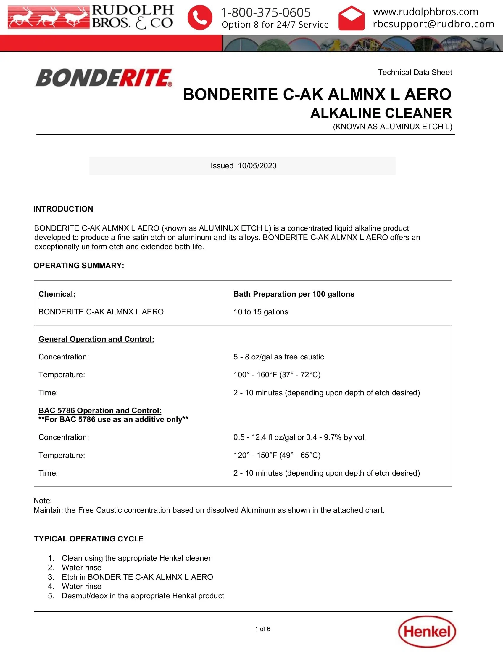 Bonderite C Ak Almnx L Aero TDS