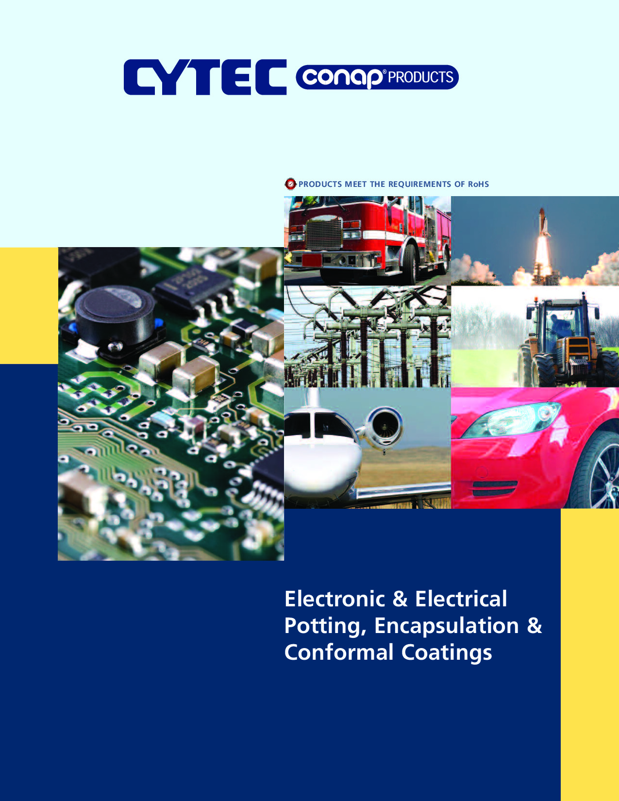 Cytec CONAP Electronic  Electrical Potting And Conformal Coating Brochure