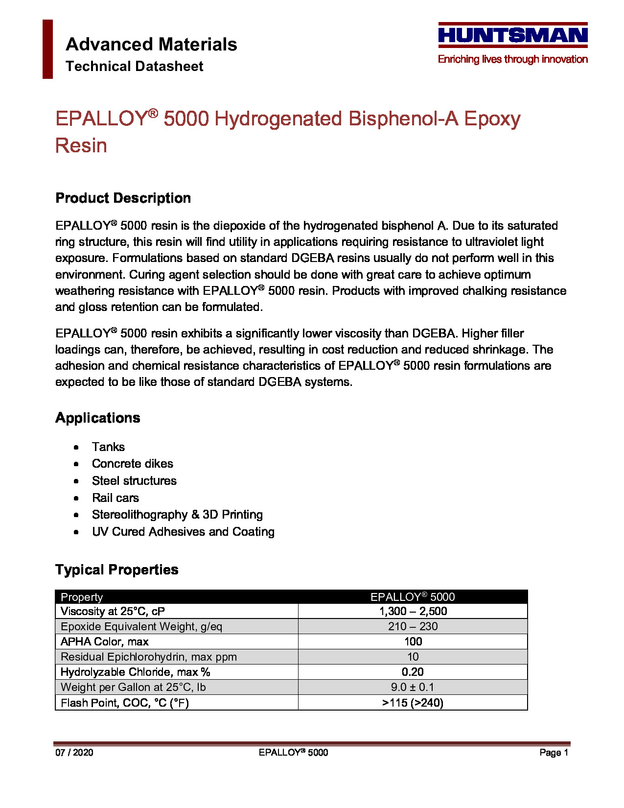 Epalloy 5200 TDS