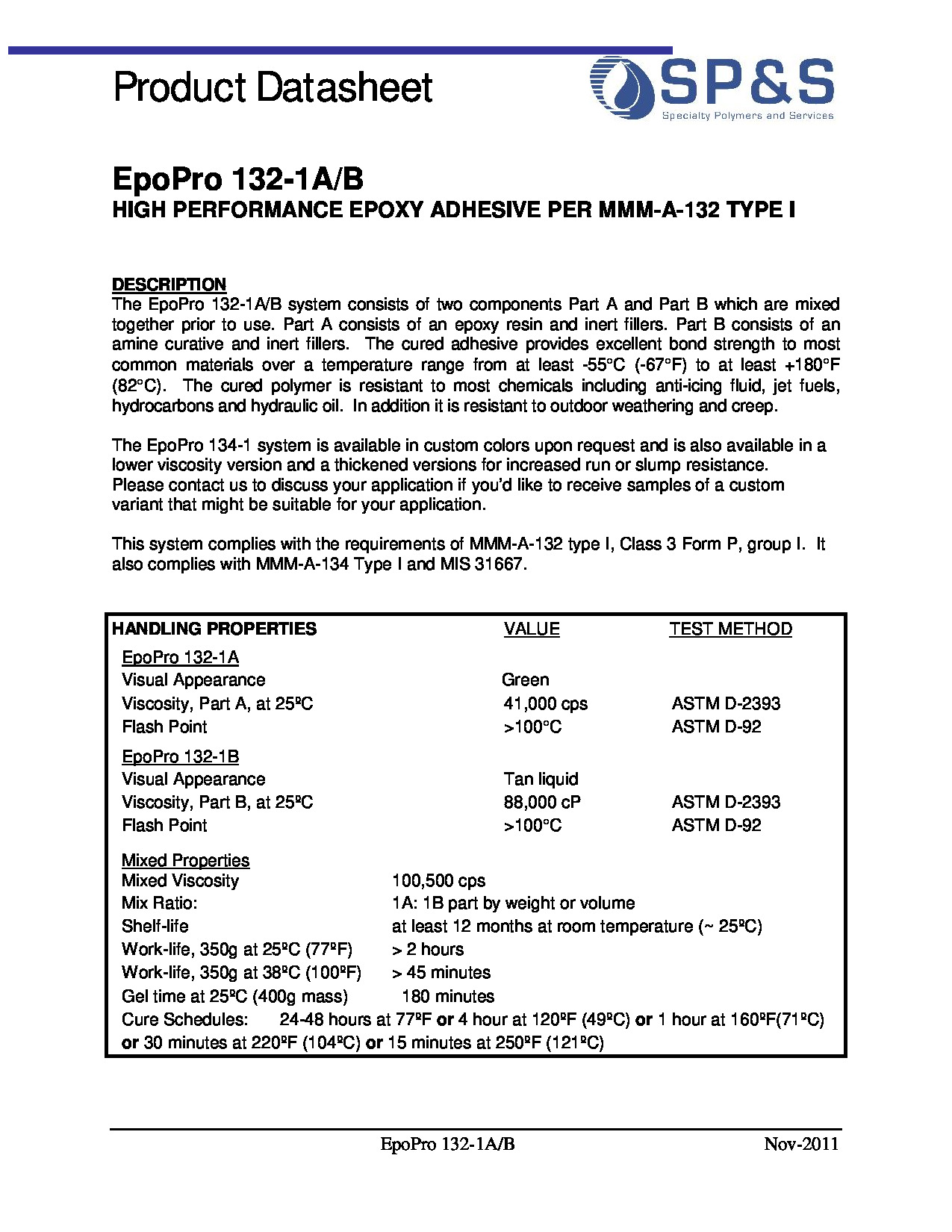 EpoPro 132 1 A+B TDS