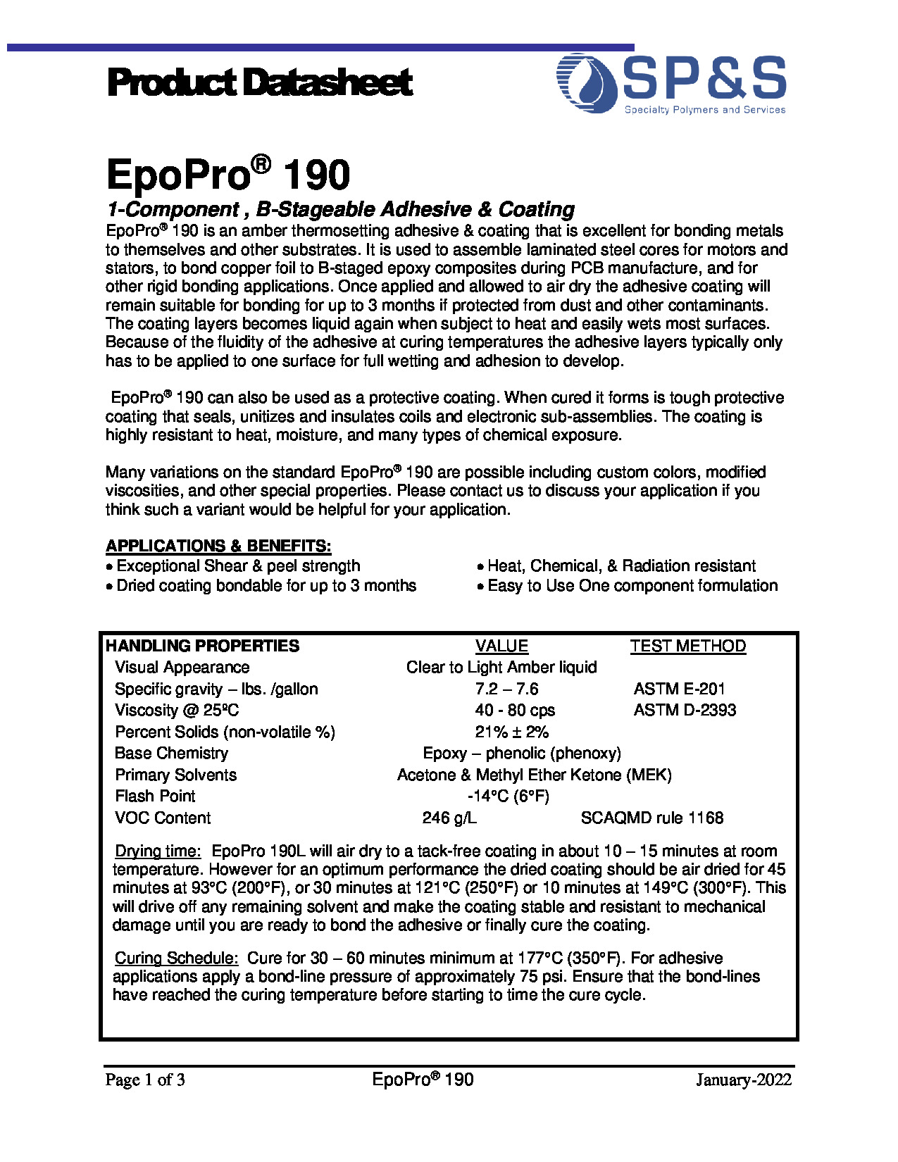 EpoPro 190 TDS