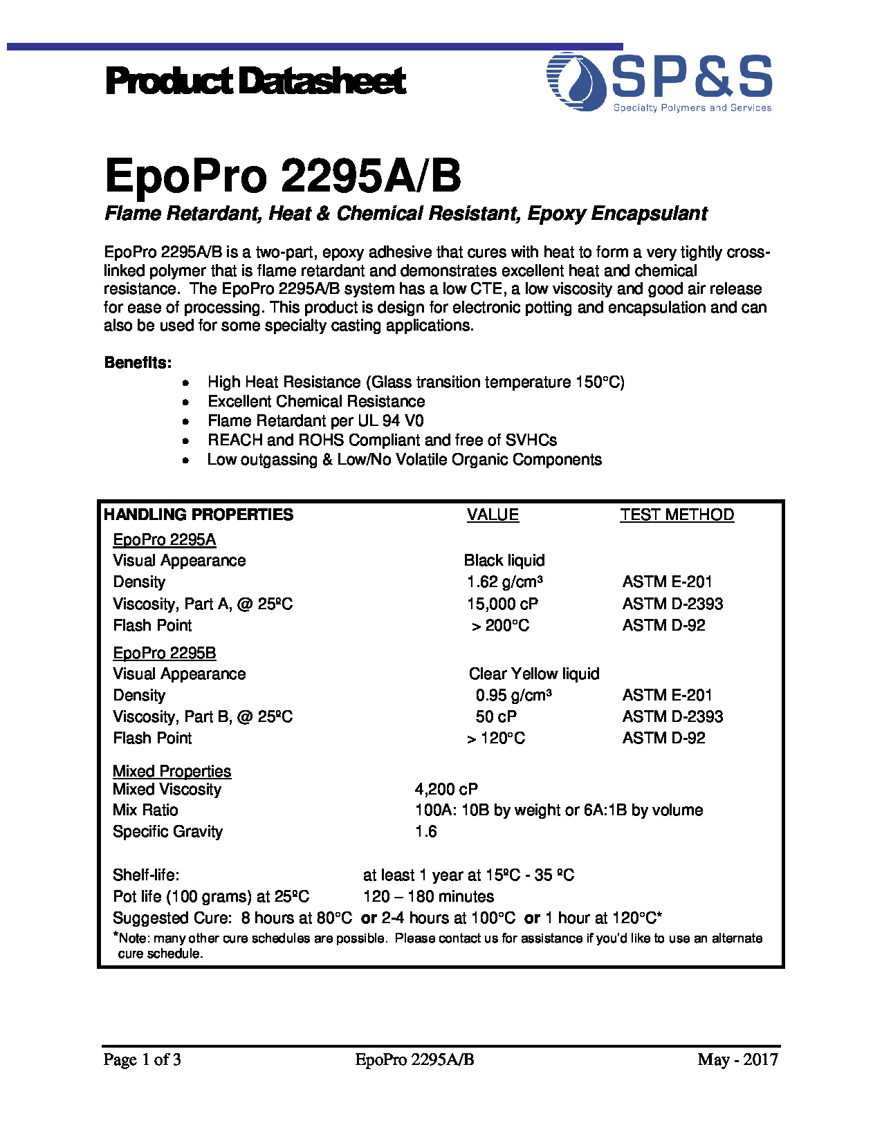 EpoPro 2295A+B TDS