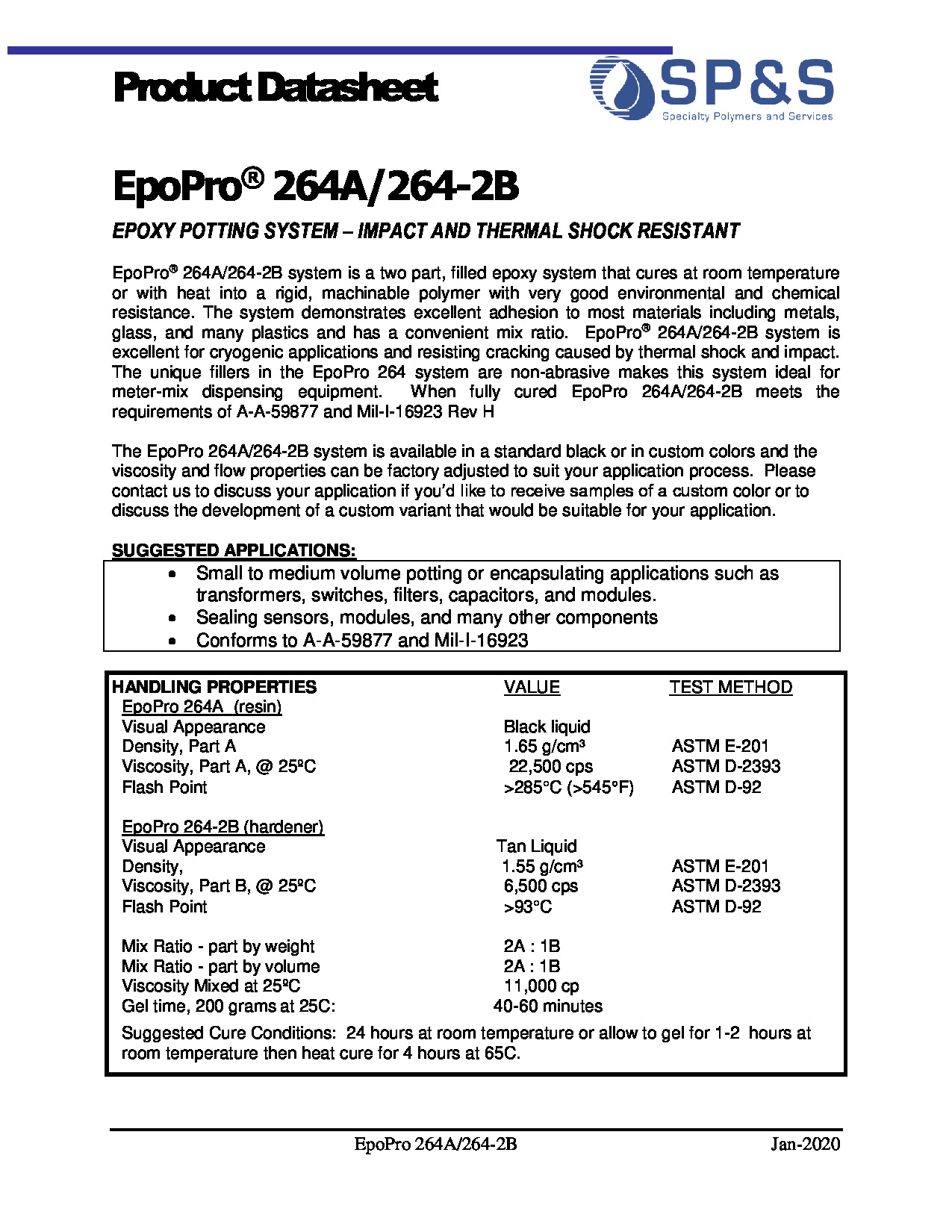 EpoPro 264A+264 2B TDS