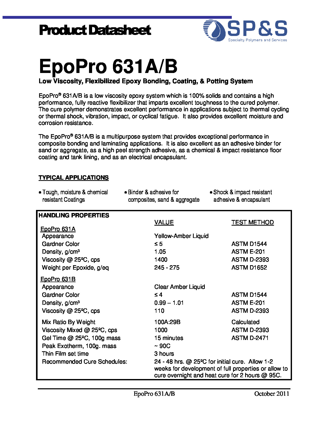 EpoPro 631 A+B TDS