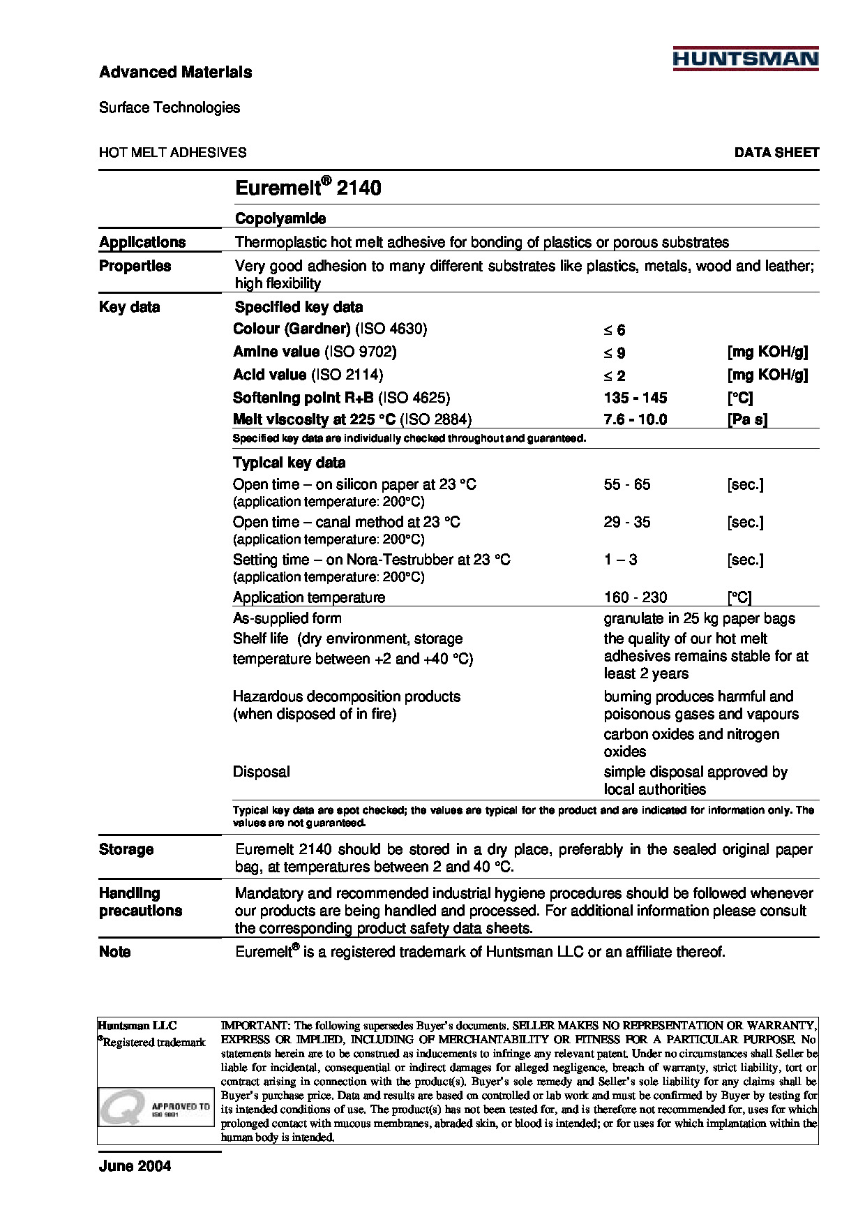 Euremelt 2140 TDS
