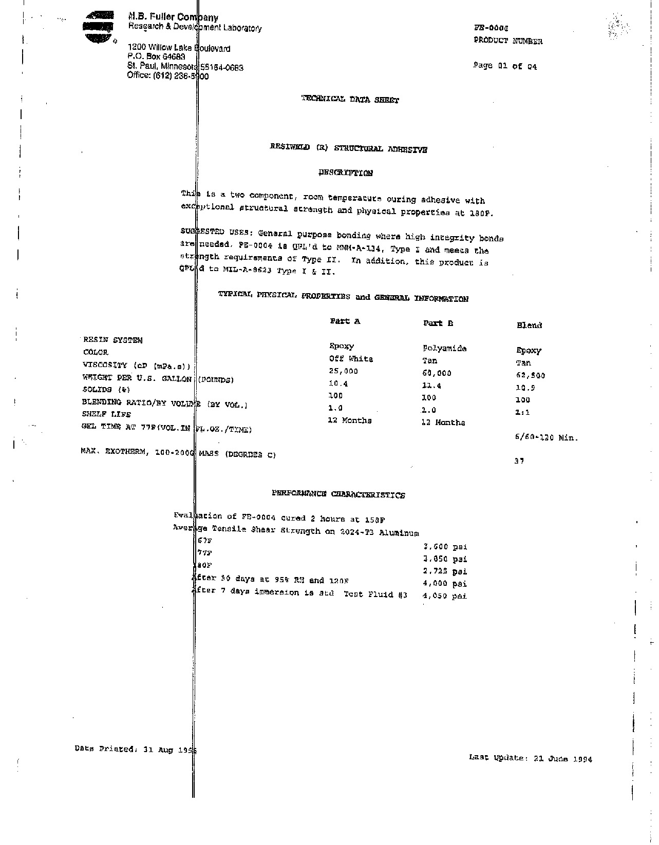 Fe 0004 Ab Tds 1994