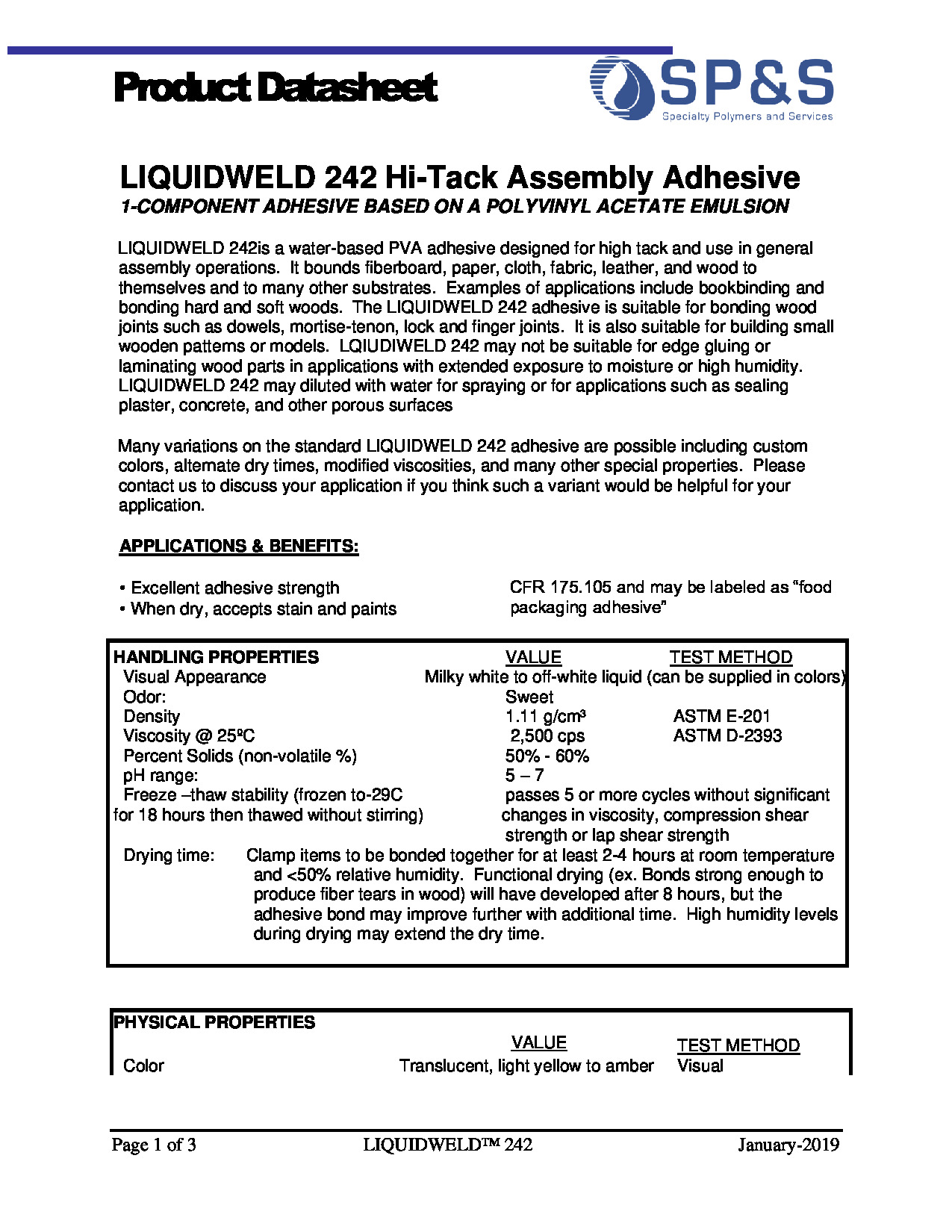 Liquidweld 242 Tds