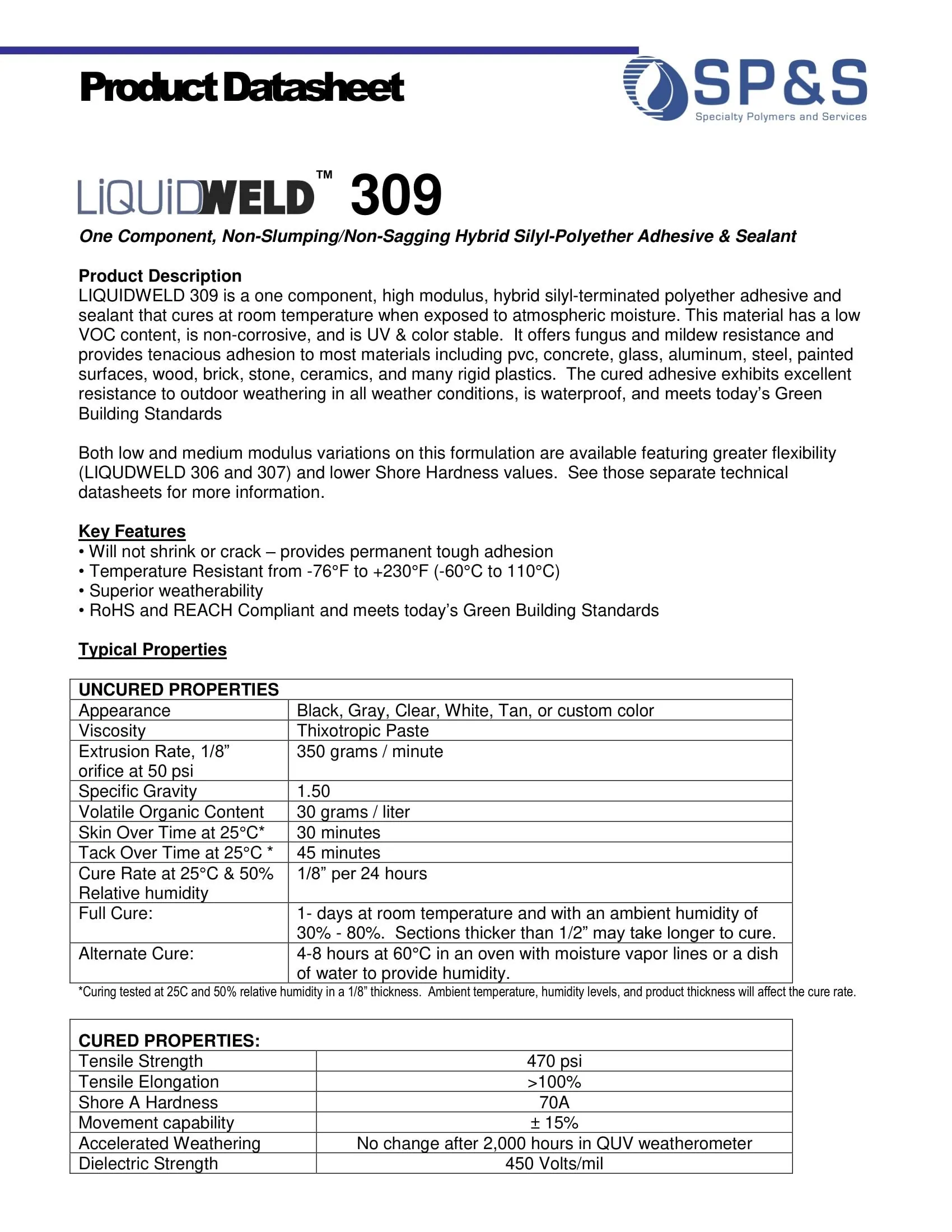 Liquidweld 309 Tds