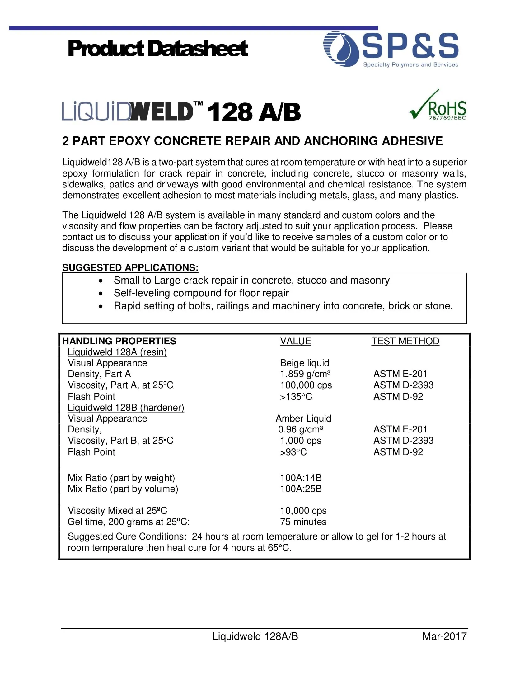Liquidweld 128A+B TDS