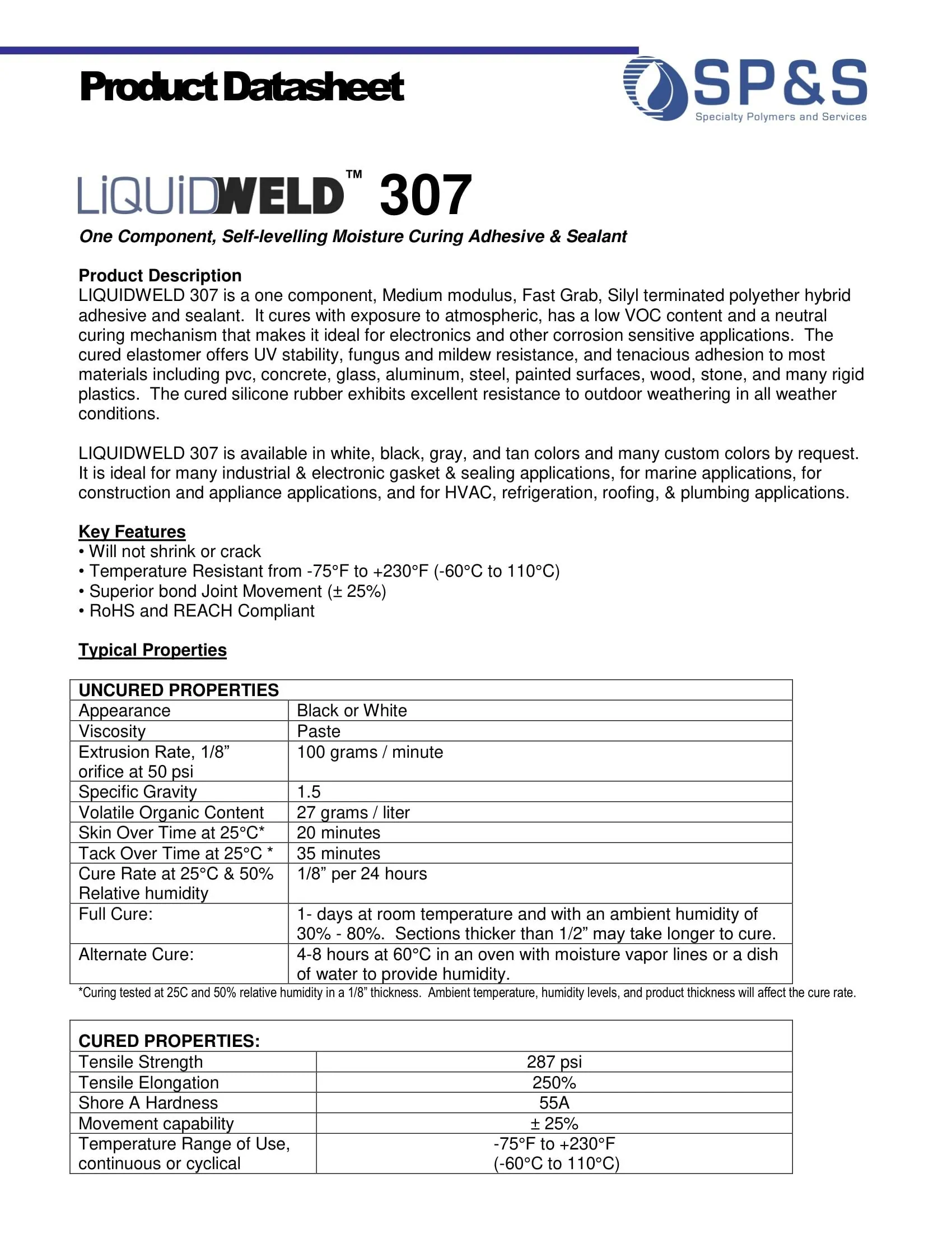 Liquidweld 307 TDS