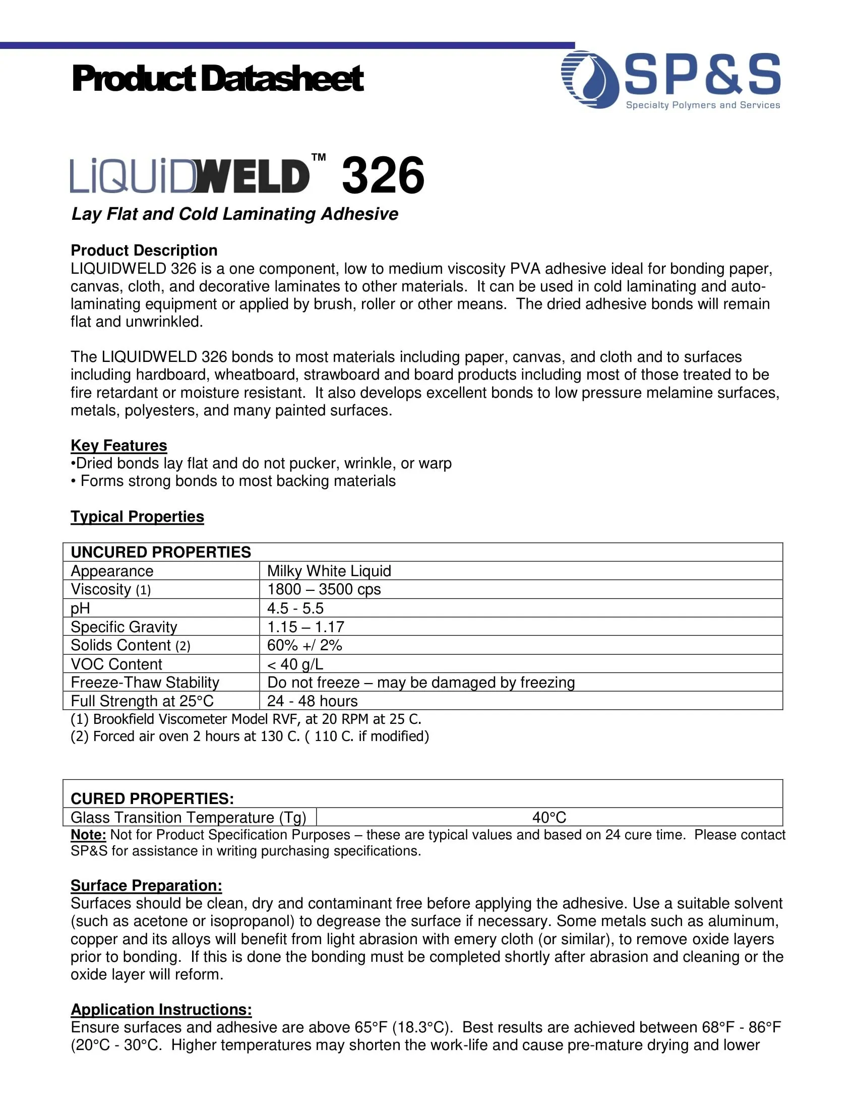Liquidweld 326 TDS
