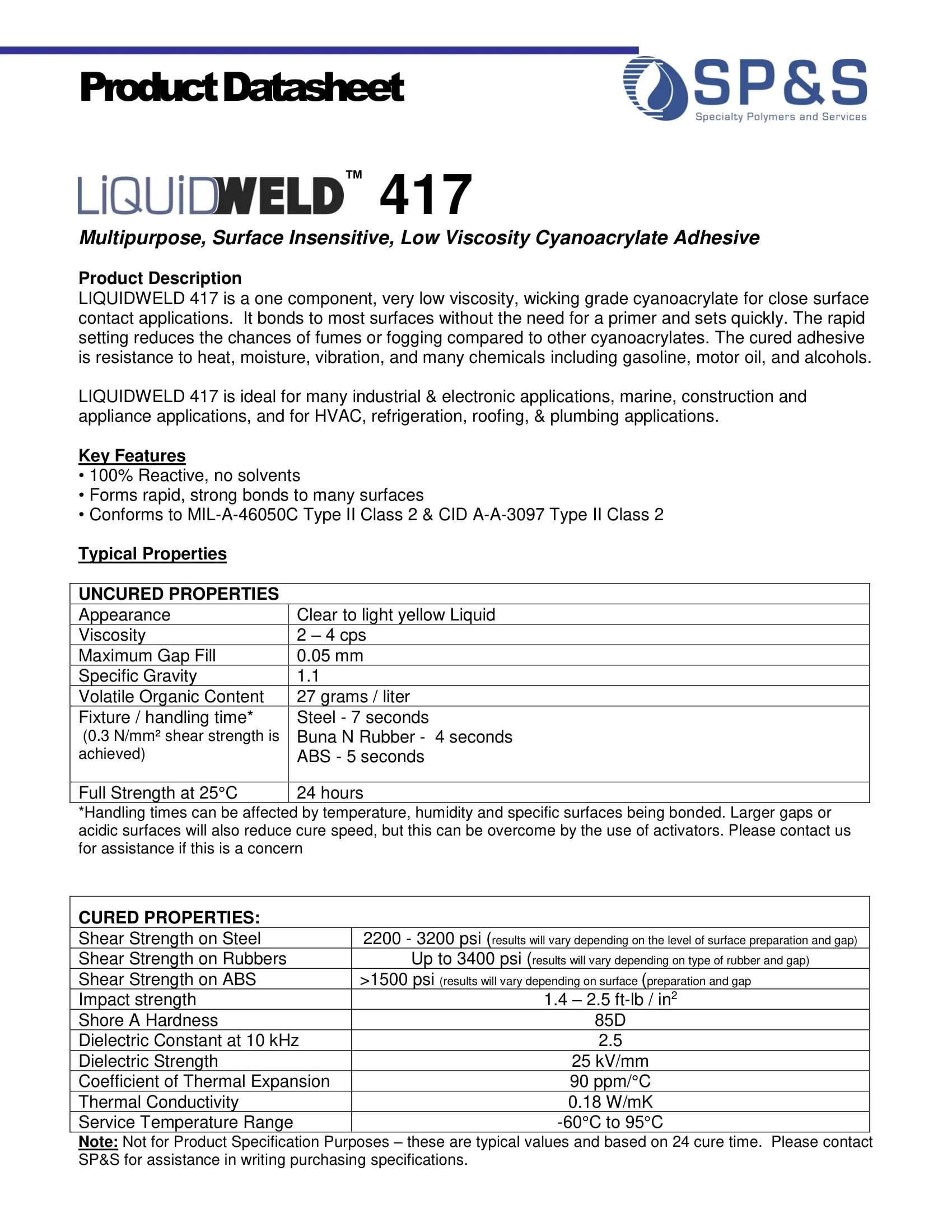 Liquidweld 417 TDS