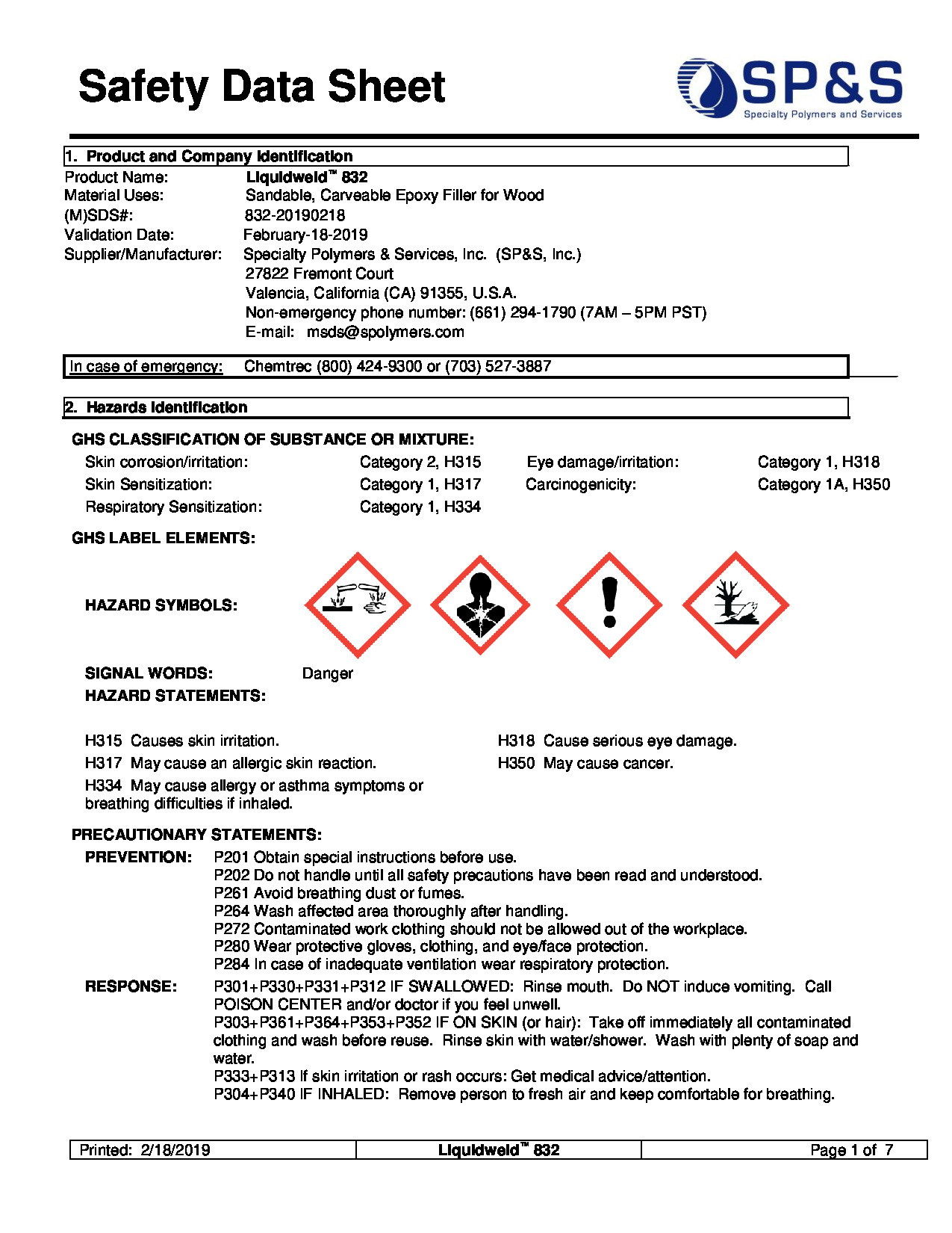Liquidweld 832 SDS