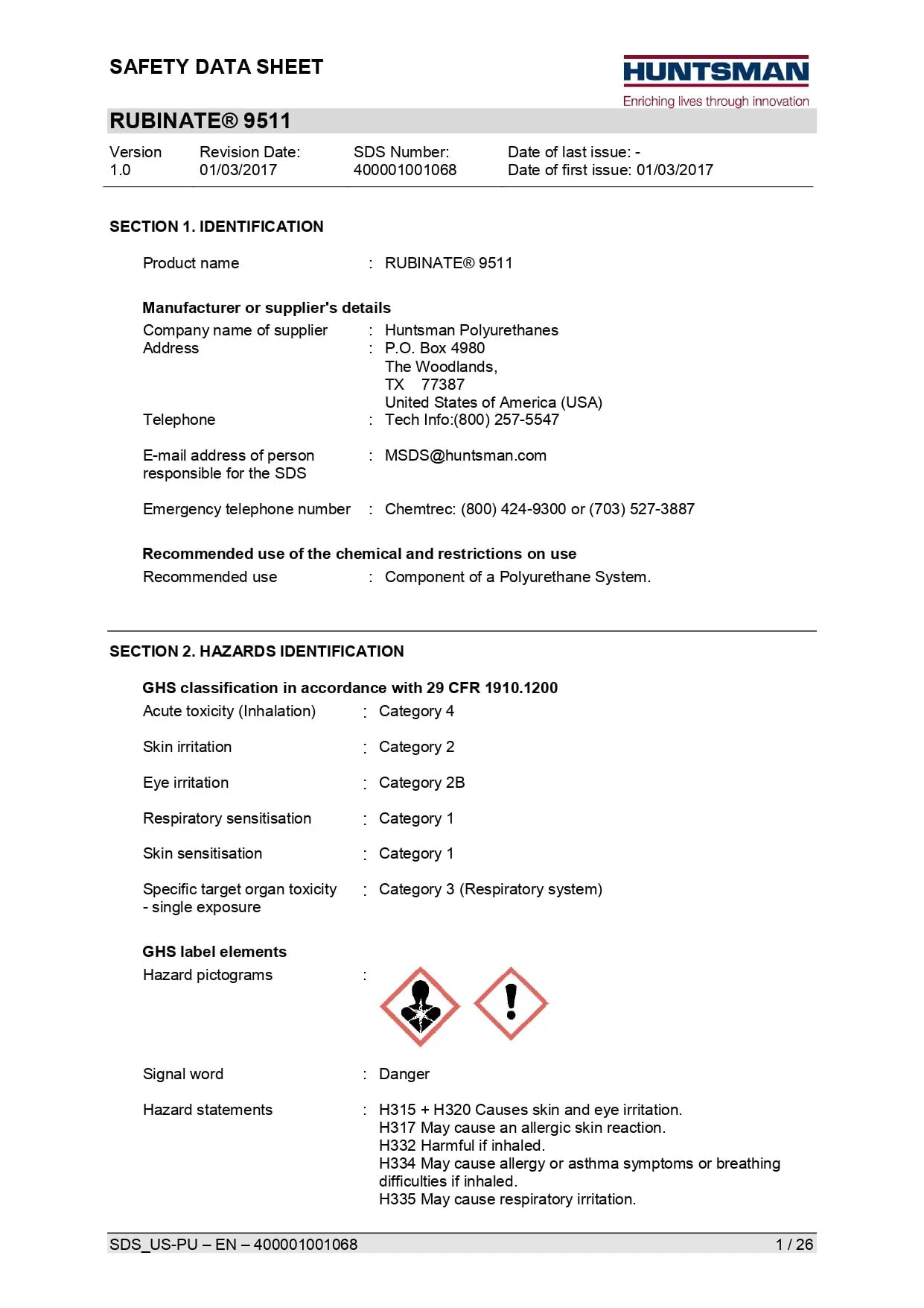 Rubinate 9511 Sds