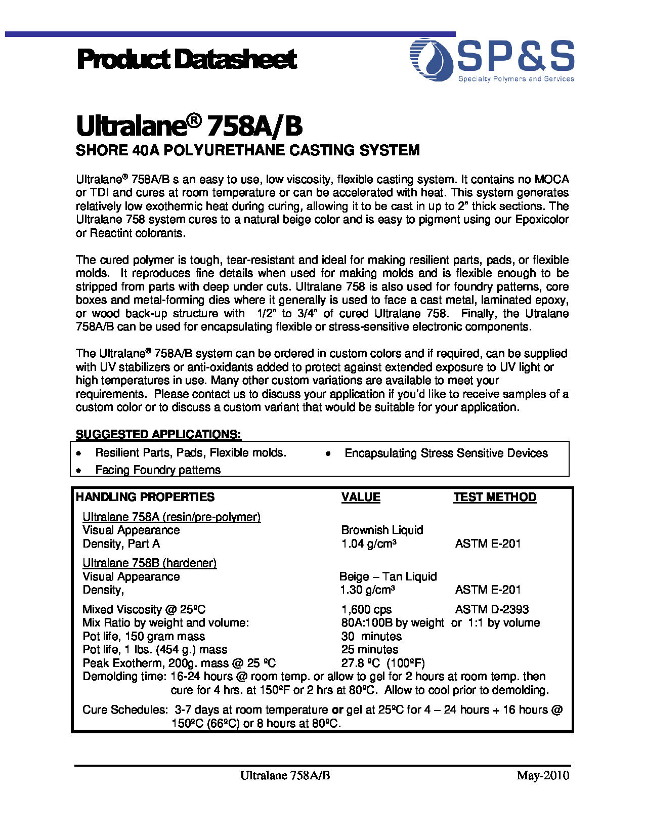 Ultralane 758AB TDS