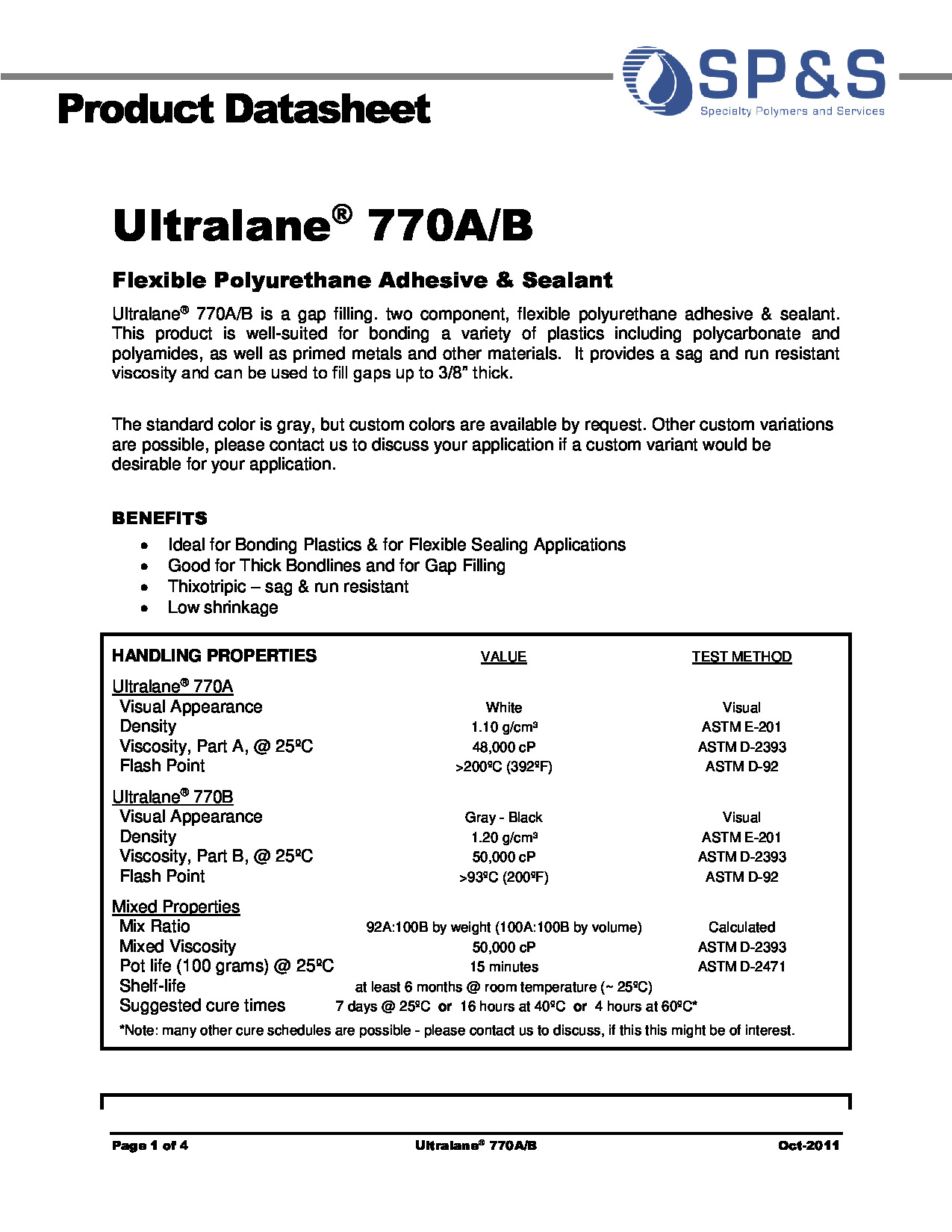 Ultralane 770A+B TDS