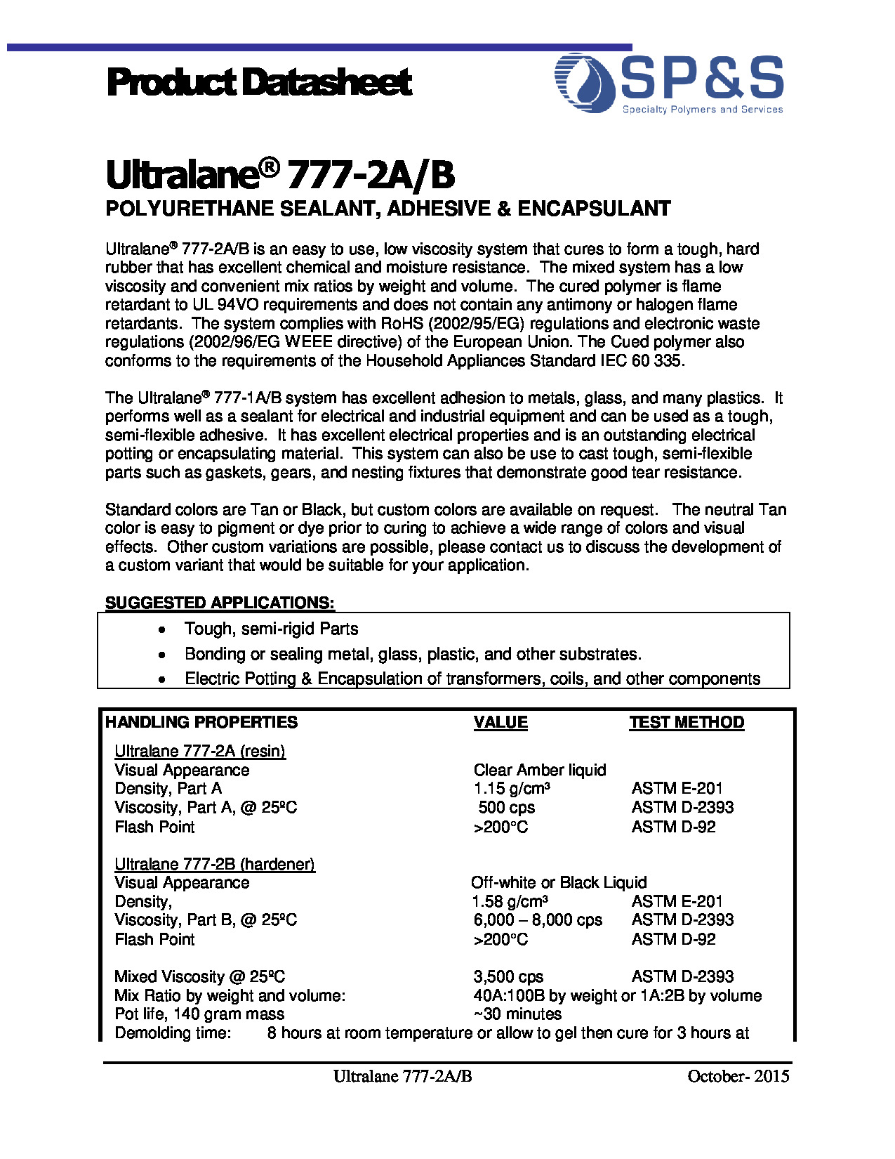 Ultralane 775A+B TDS