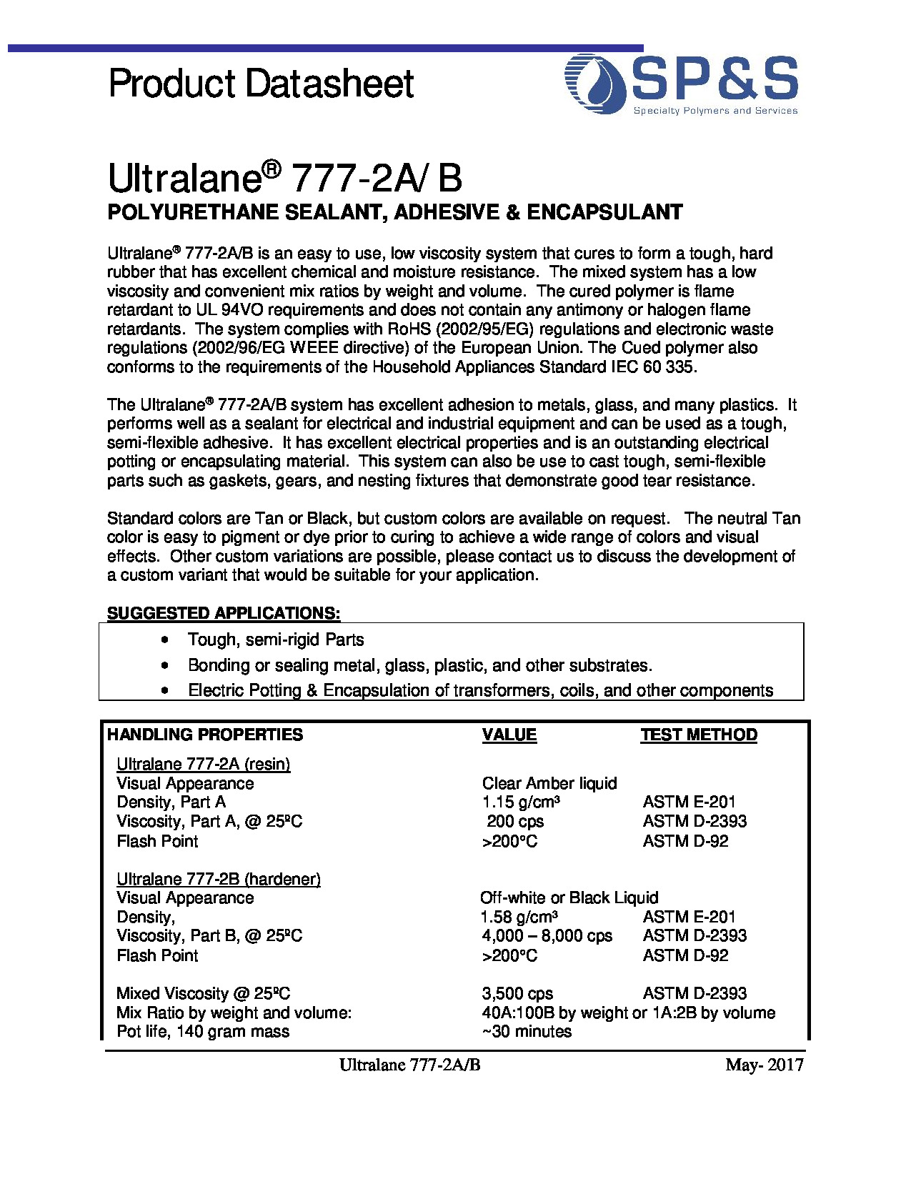 Ultralane 777 2A+B TDS