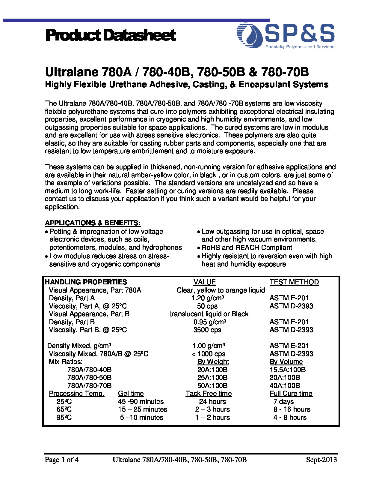 Ultralane 780 40 780 50 780 70 TDS